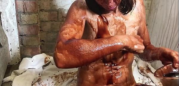  CHOCOLATE Muff In, Creamed, Dripping Fanny